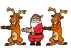 Reindeers and Santa